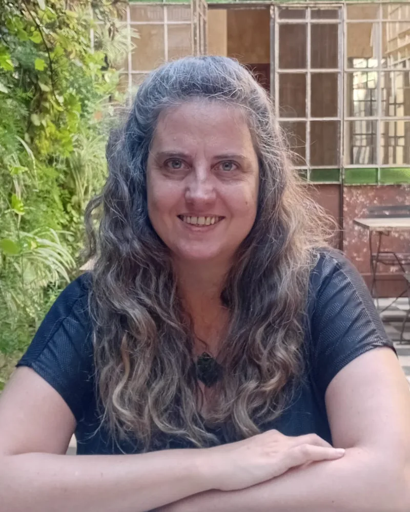 Paula Hoffman, cocreadora y coordinadora de entrama